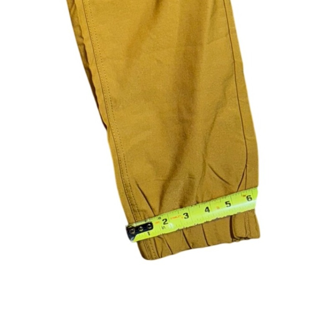 Prana Womens‎ Yellow Jogger Pants Elastic Waist Drawstring Pockets Size 10 - Picture 7 of 16